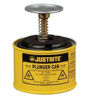 13M352 Plunger Can, 1 pt., Steel, Yellow
