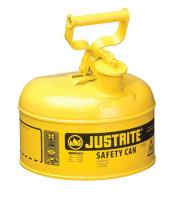 13M454 Type I Safety Can, 1 gal., Yellow, 11In H