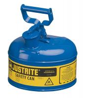 13M456 Type I Safety Can, 1 gal., Blue, 11In H