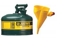 13M458 Type I Safety Can, 1 gal., Green, 11In H