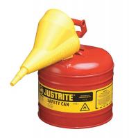 13M459 Type I Safety Can, 2 gal., Red, 13-3/4In H