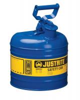 13M462 Type I Safety Can, 2 gal., Blue, 13-3/4In H