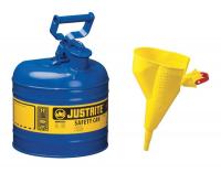 13M463 Type I Safety Can, 2 gal., Blue, 13-3/4In H