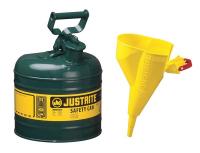 13M465 Type I Safety Can, 2 gal, Green, 13-3/4In H