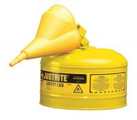 13M468 Type I Safety Can, 2-1/2 gal., Yellow