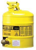 13M476 Type I Safety Can, 5 gal, Ylw, 16-7/8In H