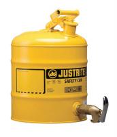 13M477 Type I Safety Can, 5 gal, Ylw, 16-7/8In H