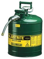 13M487 Type II Safety Can, Green, 17-1/2 In. H