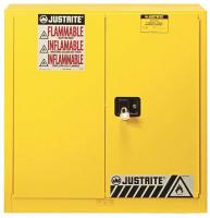 13M550 Flammable Safety Cabinet, 30 Gal., Yellow