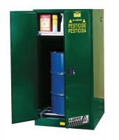 13M570 Safety Cabinet, Pesticide, 55 gal, Gray