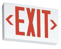 13M593 Exit Sign, 3.20W, Red, 2 Faces