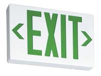 13M594 Exit Sign, 3.80W, Green, 2 Faces