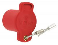 13N167 Protective Cap, Female, Red