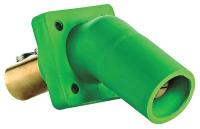 13N209 Male Recptcle, Cam-TYPE Pane Angle, Grn