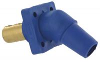 13N213 Female Recptcle, Cam-TYPE Panel Angle, Blu