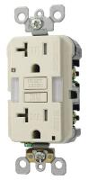 13N269 GFCI, Guide Light, 20A, 125V, Almond