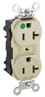 13N271 Lev-Lok Receptacle, 125V, 20A, Ivory