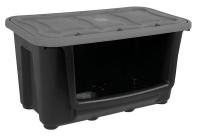 13N905 Modular Bin, Large, Polypropylene, Black