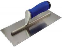 13P548 Notched Trowel, 11 x 4-1/2, Steel