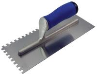 13P549 Notched Trowel, 11 x 4-1/2, Steel