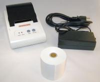 13P632 Compact Thermal Printer, White, Plastic