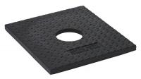 13P902 Delineator Base, Black, 15 In L