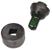 13P965 Punch/Die Set, Square, Hydraulic, 9/16 In