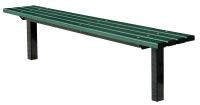 13R025 Park Bench, Green Recycled Plastic, 96W