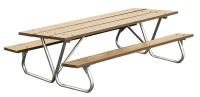 13R066 Picnic Table, Cedar Recycld Plastic, 72W