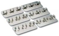 13R346 ClipPlates, Metal, forTube28-30mm, PK6