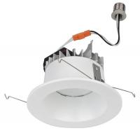 13R386 LED Recessed Downlight, Wht, 14W