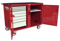 13R505 Rolling Work Bench, 46-1/4 x25x37-1/2, Red