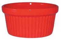 13R672 Fluted Ramekin, 3 Oz, Red, PK 36