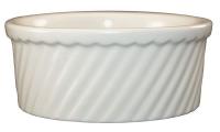 13R714 Souffle Swirl Dish, 21 Oz, Amercn Wht, PK24
