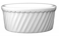 13R715 Souffle Swirl Dish, 21 Oz, Europn Wht, PK24