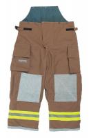 13T263 Turnout Pants, Khaki, L, Inseam 29 In.