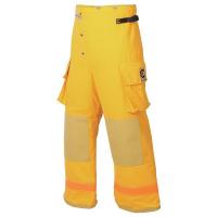 13T275 Turnout Pants, Yellow, L, Inseam 29 In.