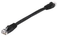 13U522 Patch Cord, Cat6, 0.5Ft, Black