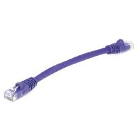 13U527 Patch Cord, Cat6, 0.5Ft, Purple