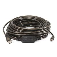 13U533 USB 2.0 Active Cable, 49ft.L, Black