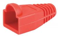 13U666 Relief Boot, RJ45, Red, PK 50