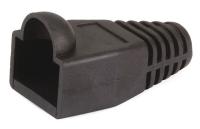 13U668 Relief Boot, RJ45, Black, PK 50