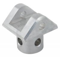 13U712 Clevis, 45 Degree, 3-1/2 x 3-1/2 x 3-1/2In