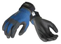13U885 Cut Resistant Gloves, L, Blue/Black, PR