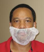 13U916 Beard Cover, White, Universal, PK1000