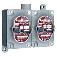 13V005 Tumbler Switch, EDS Series, 2 Gangs, 3-Way