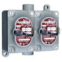 13V098 Tumbler Switch, EDSC Series, 2 Gangs, 3-Way