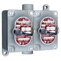 13V084 Tumbler Switch, EDSC Series, 2 Gang, 2-Pole