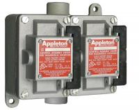 13V089 Tumbler Switch, EDSC Series, 2 Gangs, 3-Way