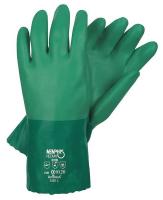 13V963 Coated Gloves, M, Green, PR